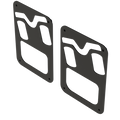 MetalCloak "M" Signal Shield Rear Light Cover | JK Wrangler