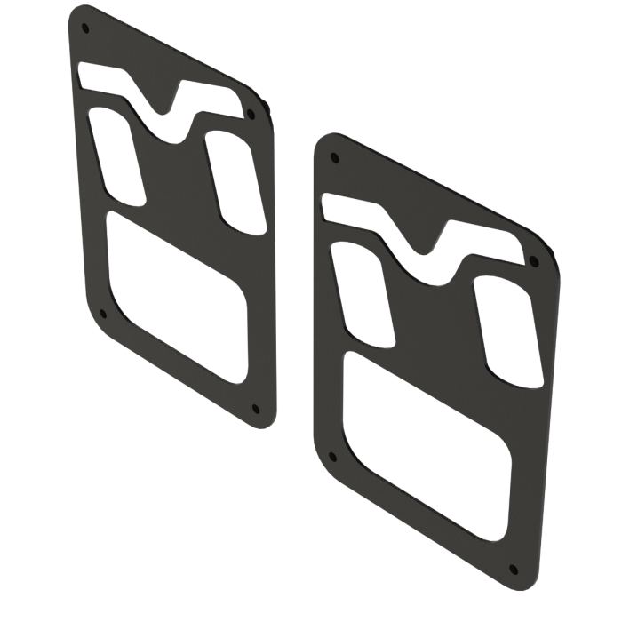 MetalCloak "M" Signal Shield Rear Light Cover | JK Wrangler