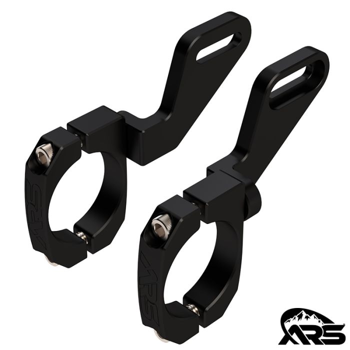 Light Bar Mount, 2" Tube, Billet Aluminum, Pair