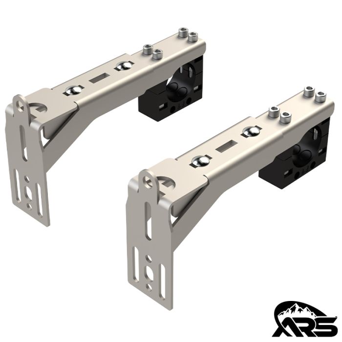Roof Rack Awning Mount, Pair, Multi-Mount System, 2" Tube