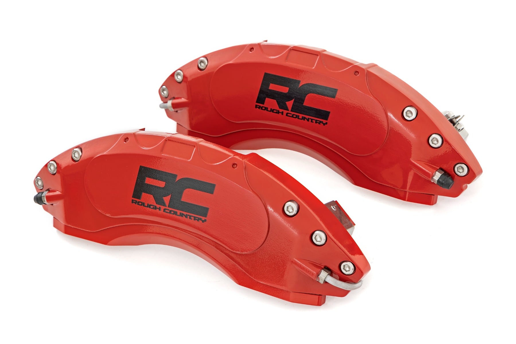 Caliper Covers | Front and Rear | Red | Ford F-250 Super Duty 2WD/4WD (13-22)