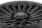 Rough Country 97 Series Wheel | One-Piece | Gloss Black | 17x9 | 6x5.5 | -12mm