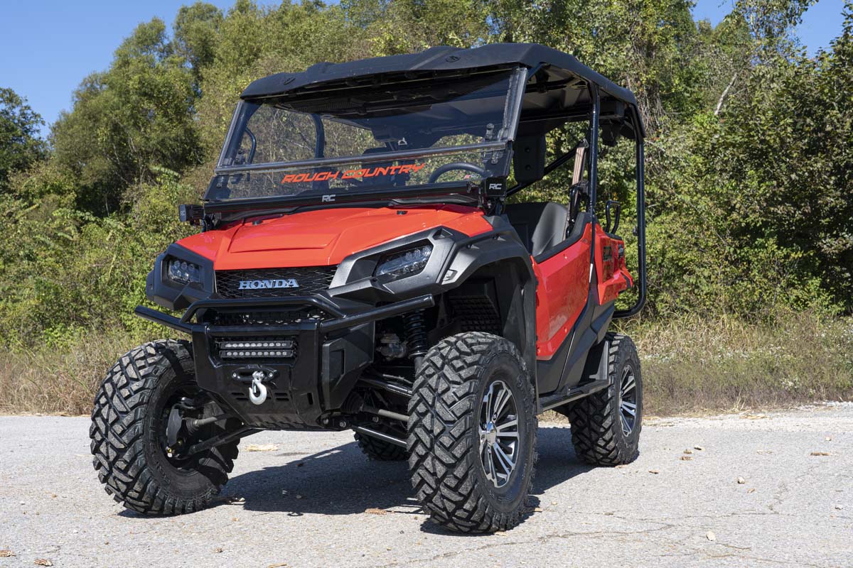 LED Light Kit | Cage Mount | 50" Black Single Row | Honda Pioneer 1000/Pioneer 1000-6