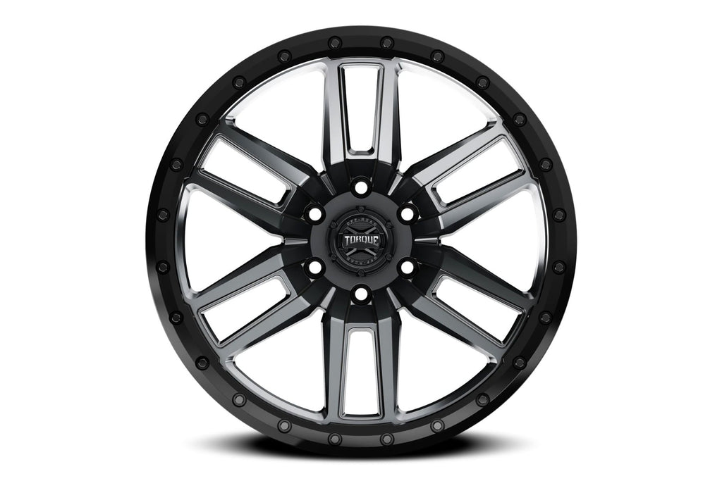 Torque Pritchett | Anthracite w/Black Lip | 20x9 | 6x5.5 | -12mm