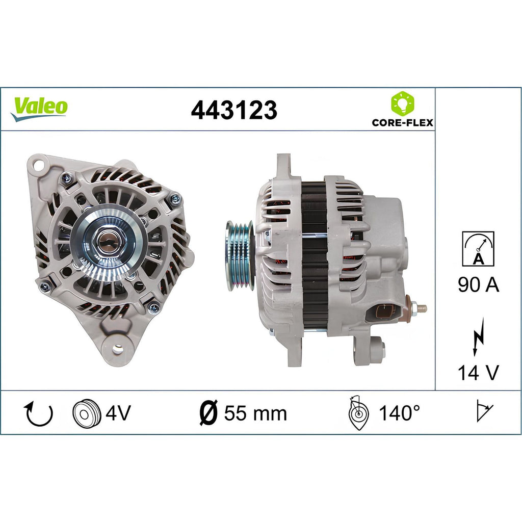 Valeo Alternator 443123